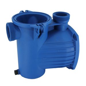 Blaues Vorfiltergehäuse aus Kunststoff für Poolpumpe AF
